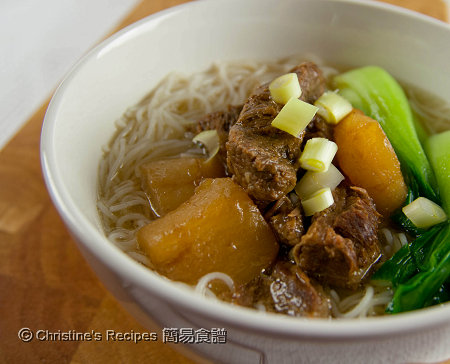 牛腩湯米粉 Beef Brisket Rice Vermicelli Soup01