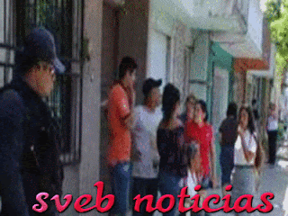 Vecinos atrapan y amarran a ladron en Centro del puerto Veracruz