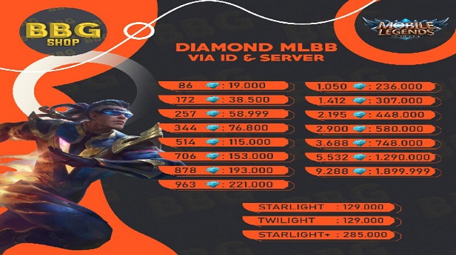  Diamond merupakan salah satu mata uang premium yang ada di game Mobile Legends dan bergun Harga Diamond ML Terbaru