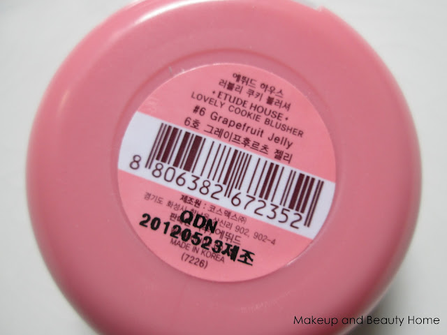 Etude House Lovely Cookie Blusher in Grapefruit Jelly Review