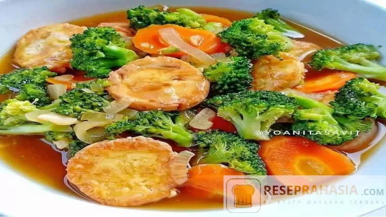 resep brokoli tofu saus tiram