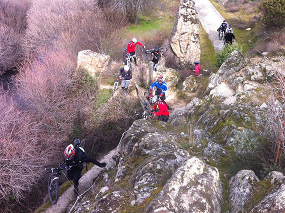 Unas fotos de nuestra Vuelta al embalse de Santillana. Febrero 2013