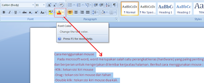 Mengoperasikan Microsoft Word 2007 lengkap | dikmediatech