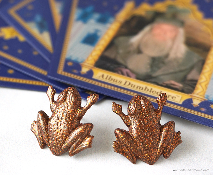 Resin Chocolate Frog Earrings