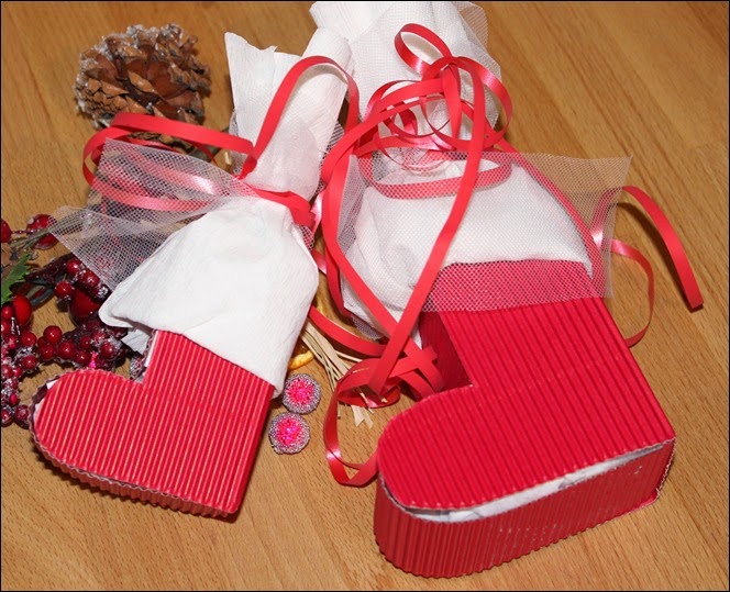Nikolausstiefel aus Pappe 05
