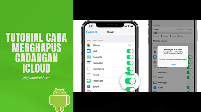 Tutorial Cara Menghapus Cadangan iCloud