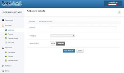 Cara Pasang Iklan PopCash di Blog Dengan Mudah dan Cepat ( Mendapatkan Dollar / Uang Gratis )