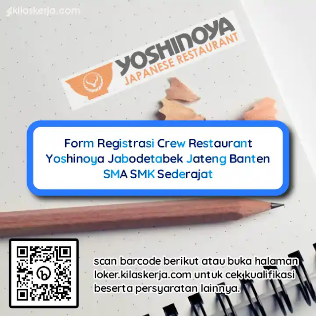 loker yoshinoya pt multirasa nusantara