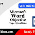 Microsoft word Mcq questions and Answers (26-50)