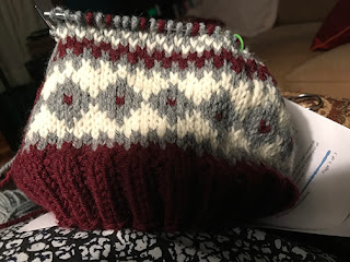 The Primero Hat partially done.