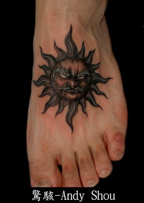 sun tattoo pictures