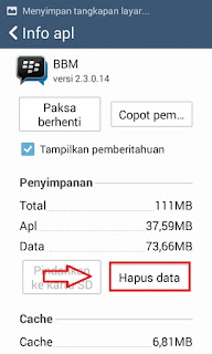 Cara Keluar atau Ganti Akun BBM Android