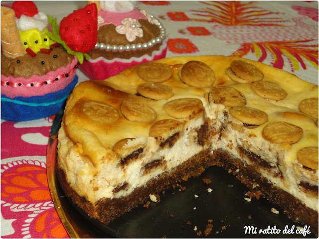 Cheesecake de galletas Príncipe