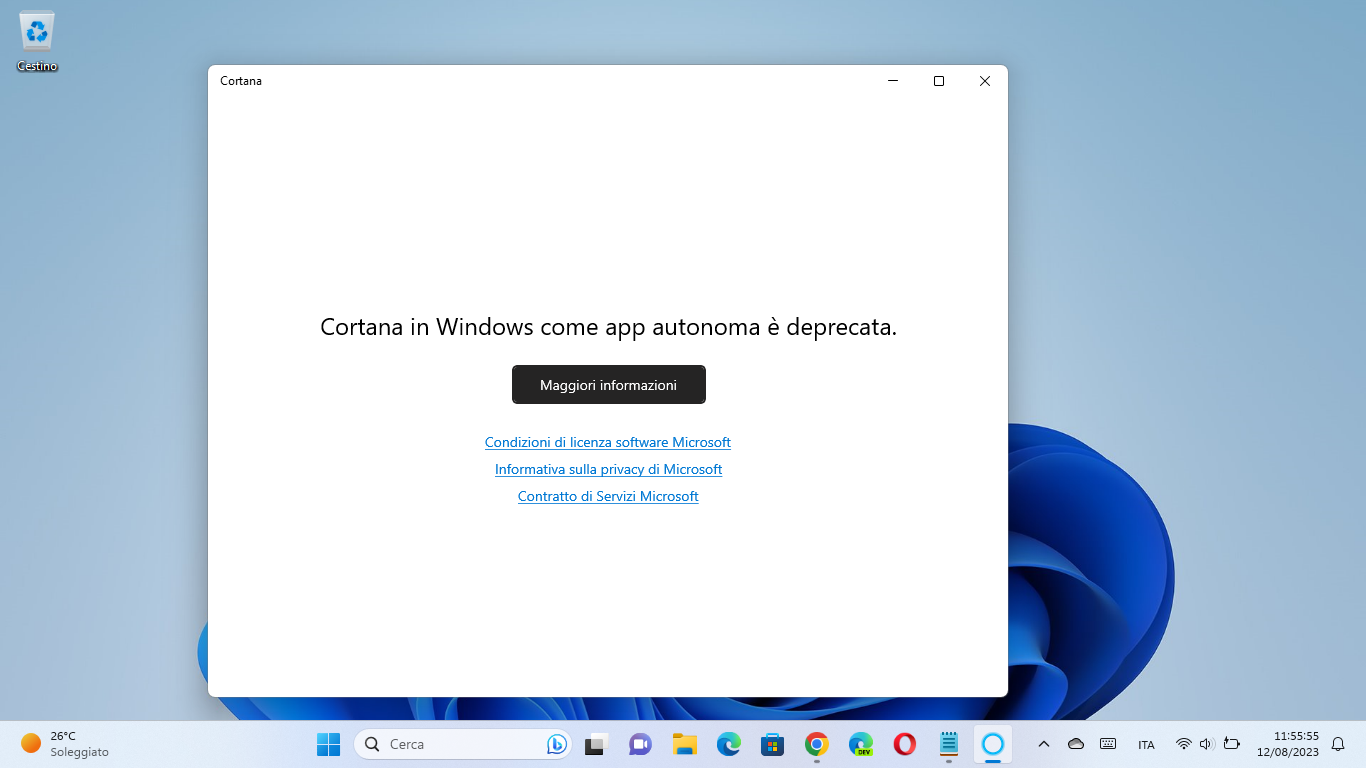 Dopo tutto, Microsoft rimuove Cortana da Windows