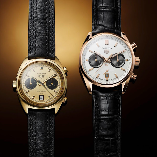 Réplica TAG Heuer Carrera Cronógrafo Jack Heuer Birthday Gold Edición limitada