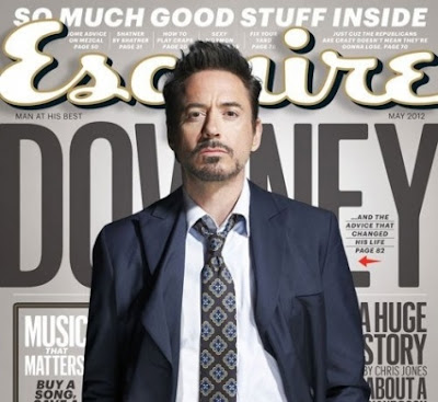 Robert Downey Jr. in Esquire magazine