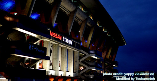 Nissan Stadium photo credit by yoppy