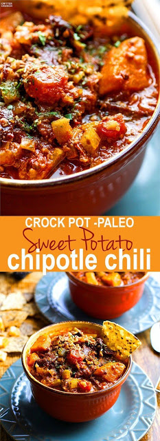 Crock Pot Sweet Potato Chipotle Chili