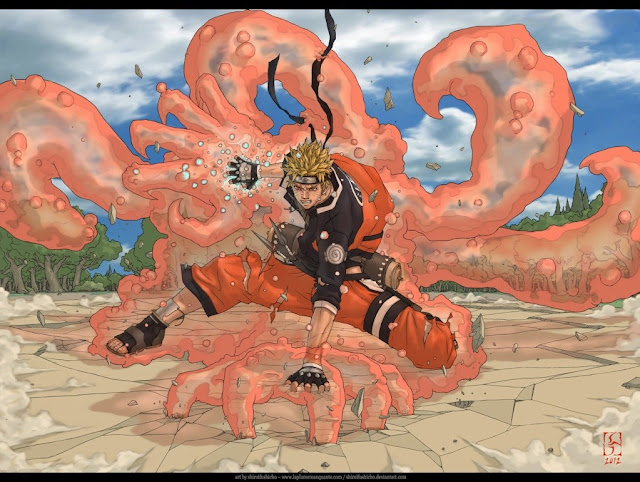 Naruto Kyuubi Cloak Wallpaper 0096