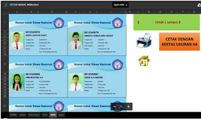 Aplikasi Cetak Kartu NISN Massal Lengkap dengan Photo - Galeri Guru