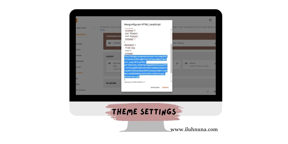 theme settings fiksioner