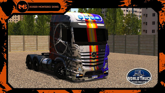 SKINS WTDS, SKINS, SKINS WORLD TRUCK, ACTROS QUALIFICADO, NEW ACTROS, ACTROS LIMITED EDITION