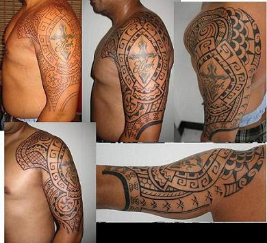 Free Image of Sleeve Tattoo Designs Stars Under category: tribal tattoo,