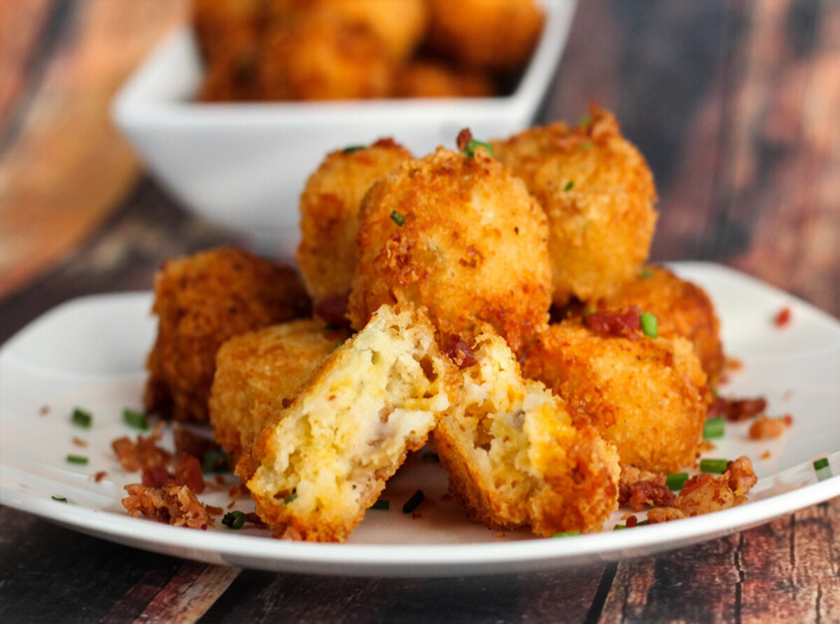 Loaded Mashed Potato Bites