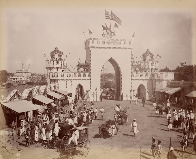 Afzal Darwaza, Hyderabad (Deccan) City Gate, Hyderabad, Telangana, India | Rare & Old Vintage Photos (1888)