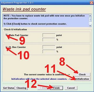 How to resetter epson TX110 and 111