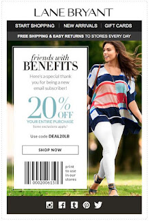 lane bryant coupons 2018