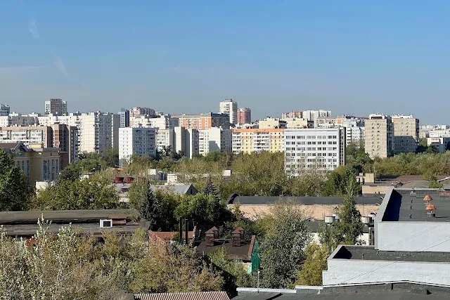 вид с эстакады Северо-Восточной хорды, Владыкинский механический завод