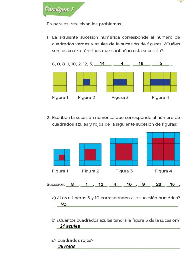4 Grado Contestado Libro De Matematicas De Cuarto Grado De ...