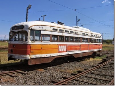 IMG_8140 San Francisco MUNI PCC Car #1118 at Antique Powerland in Brooks, Oregon on August 4, 2007