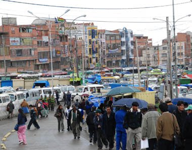 Mitad de delitos reportados en El Alto suceden en el centro de esa ciudad