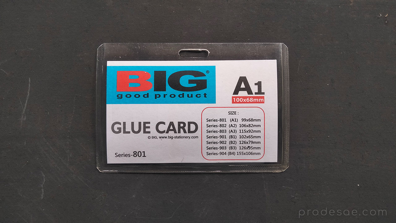 Macam-Macam Ukuran Plastik ID Card Transparan