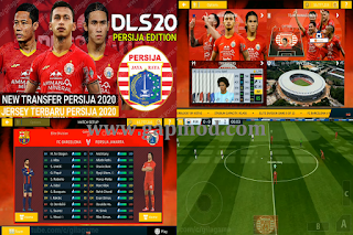 DLS Spesial Persija Jakarta Transfer & Jersey 2020 Update By Gila Game