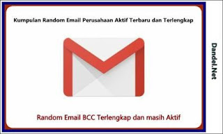 Kumpulan Random Email Loker Perusahaan Aktif Terbaru 2020 - Random Email BCC