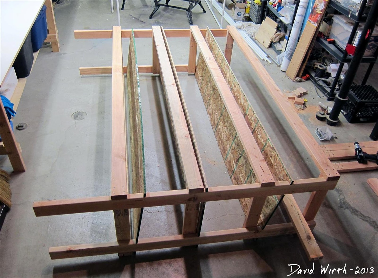 Here's the shelf all done and pushed into place. It's the perfect size 