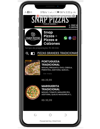Snap Pizzas - Pizzas e Calzones - Messejana, Fortaleza Brasil