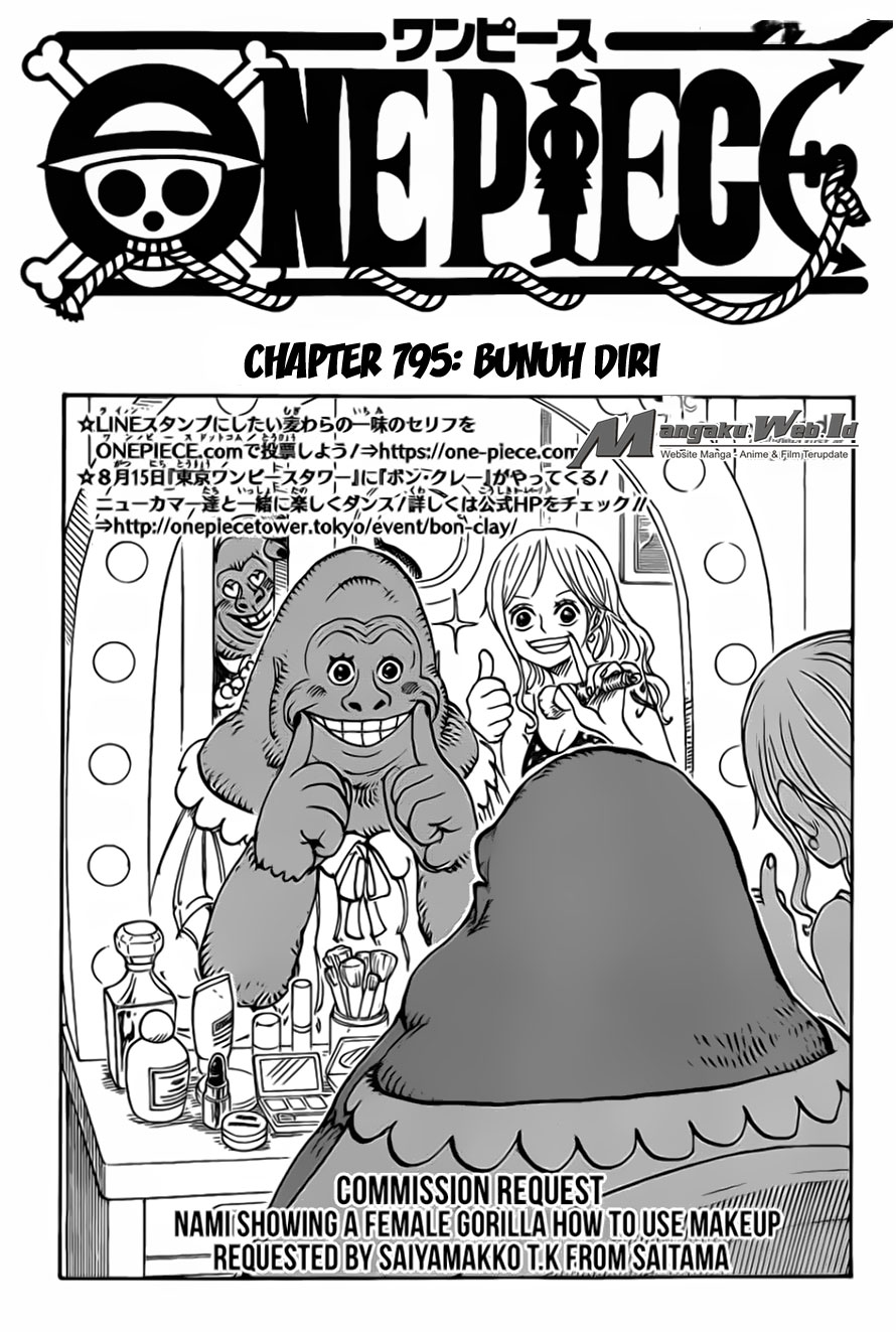 One Piece chapter 795 : Bunuh Diri  Good Gembel blogspot