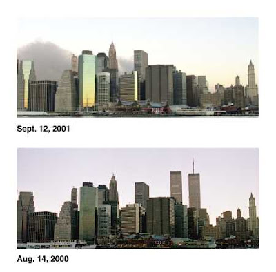 New York City Skyline, without the Twin Towers,