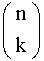 Número binomial ou coeficiente binomial