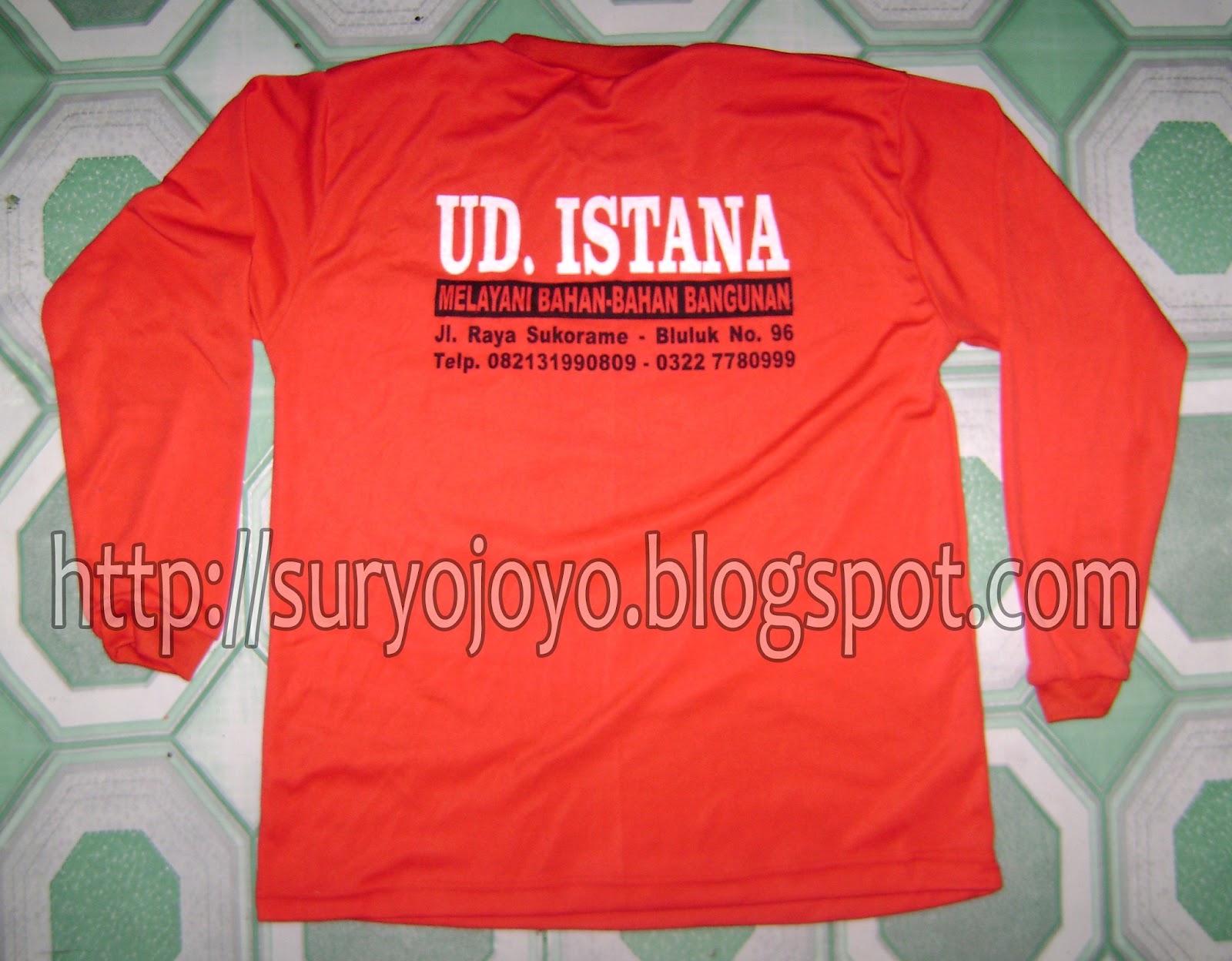  SURYO JOYO konveksi sablon KAOS PROMOSI 1 SJ