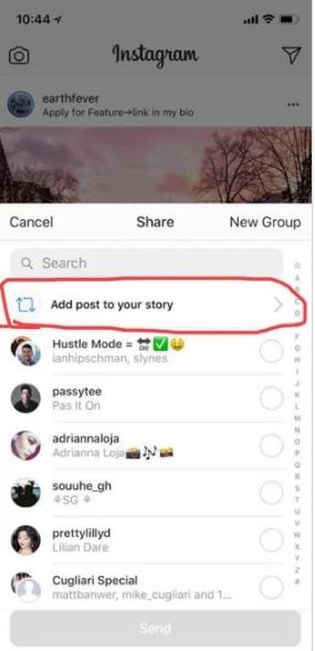 Cara Share Membagikan Postingan Orang Lain ke Instagram Stories Anda