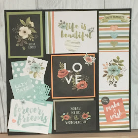 :We'll make 8 cards and a 12 X 12 art piece with Hello Lovely Project Life Collection