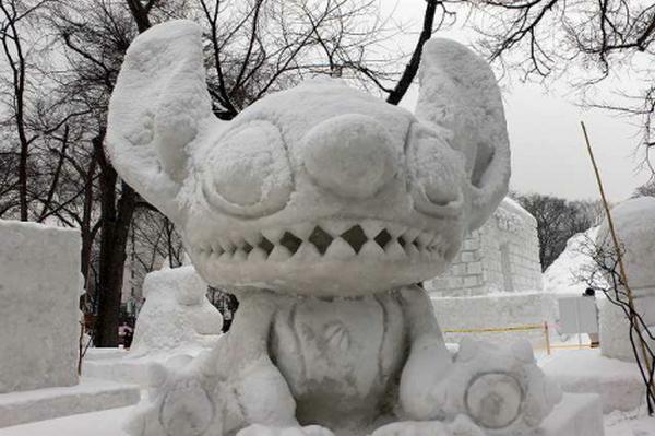 Amazing Creative Incredible Snow Sculptures Seen On www.coolpicturegallery.us