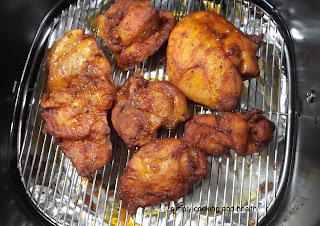 Chicken fried in  the Air fryer