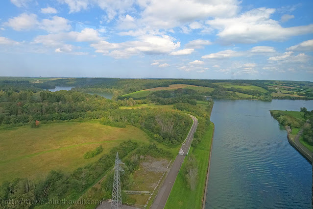 Biggest Dam in Belgium - Barrage de Plate Taille