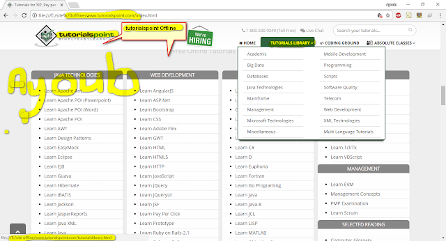 Download Tutorials point latest offline documentation - Free - 